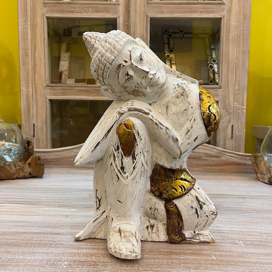 Statuetta Buddha scultura yoga relax meditazione