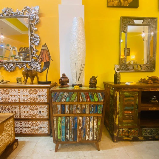 Mobile ingresso corridoio bagno arredamento etnico