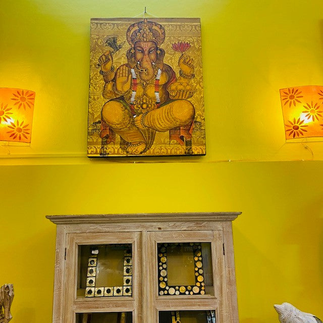 Miroir baroque avec cadre en bois doré