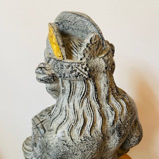 Statue orientale sculpture en pierre mobilier ethnique