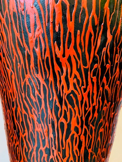 Decorative terracotta vase ethnic decor