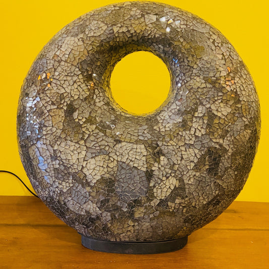 Abatjour Vetro Lampada Etnica Mosaico Art Deco