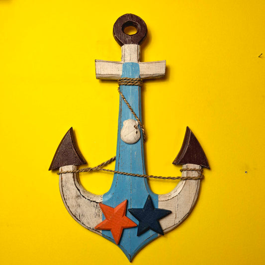 Ancora decorativa da parete arredamento marinaro