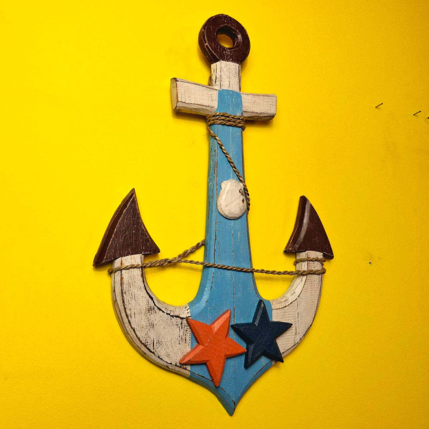Ancora decorativa da parete arredamento marinaro