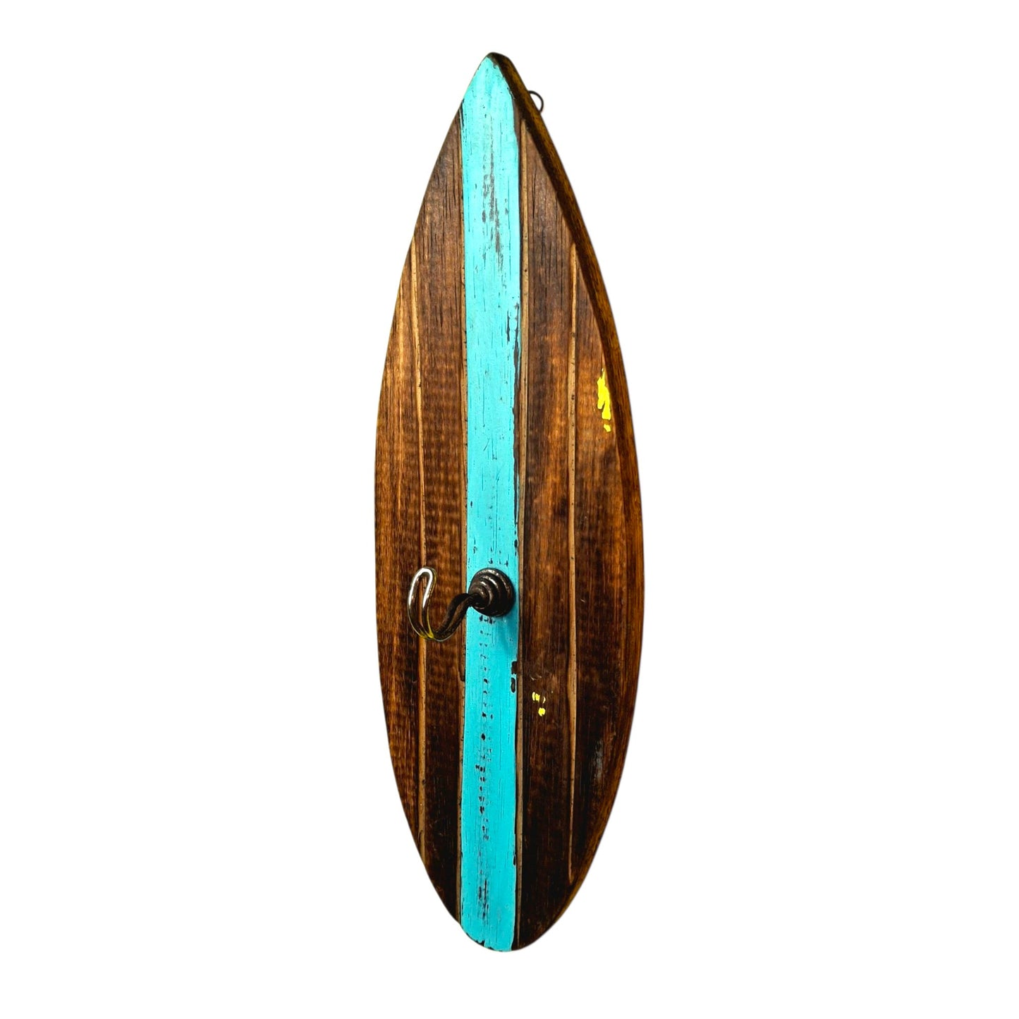 Appendiabiti singolo in legno stile surfista