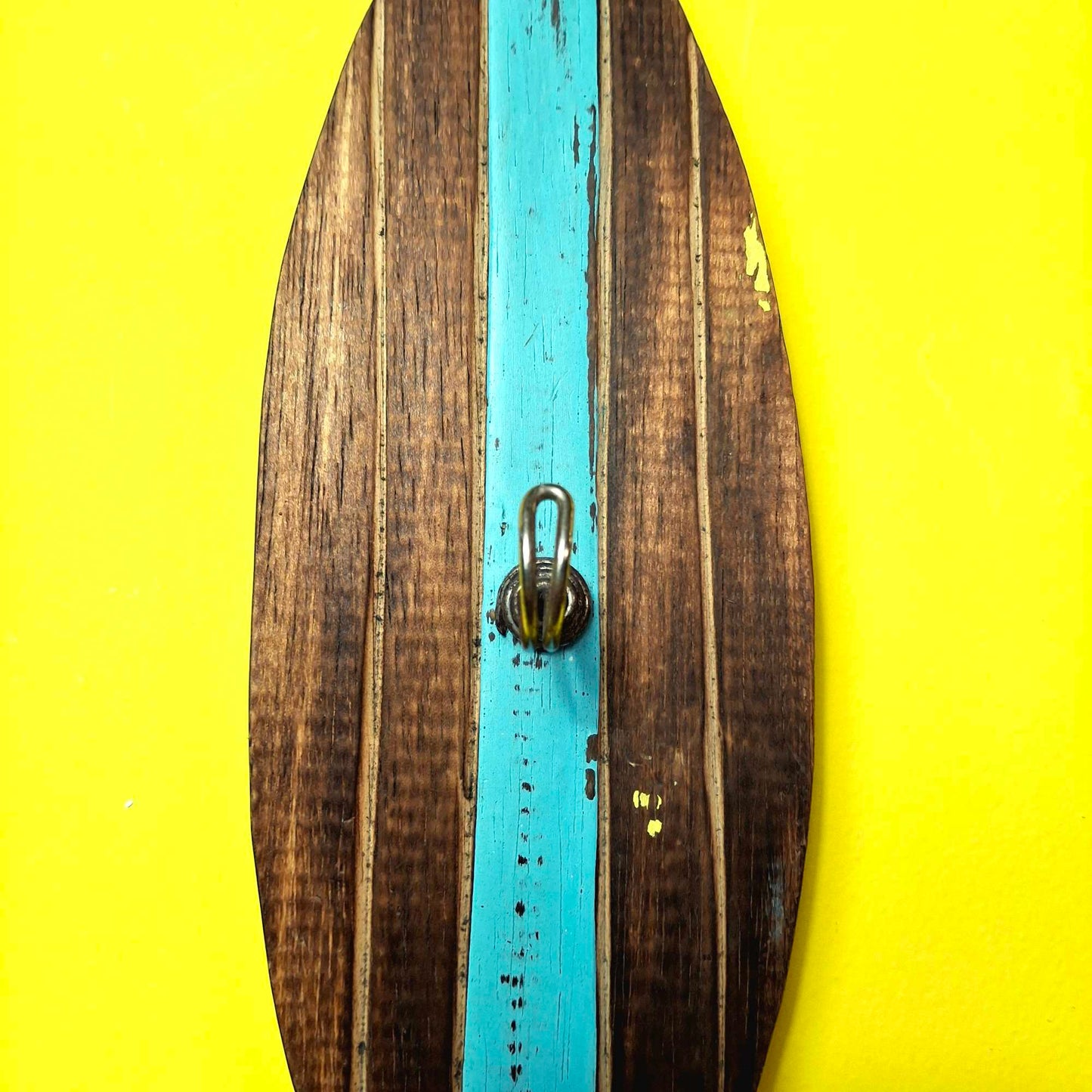 Appendiabiti singolo in legno stile surfista