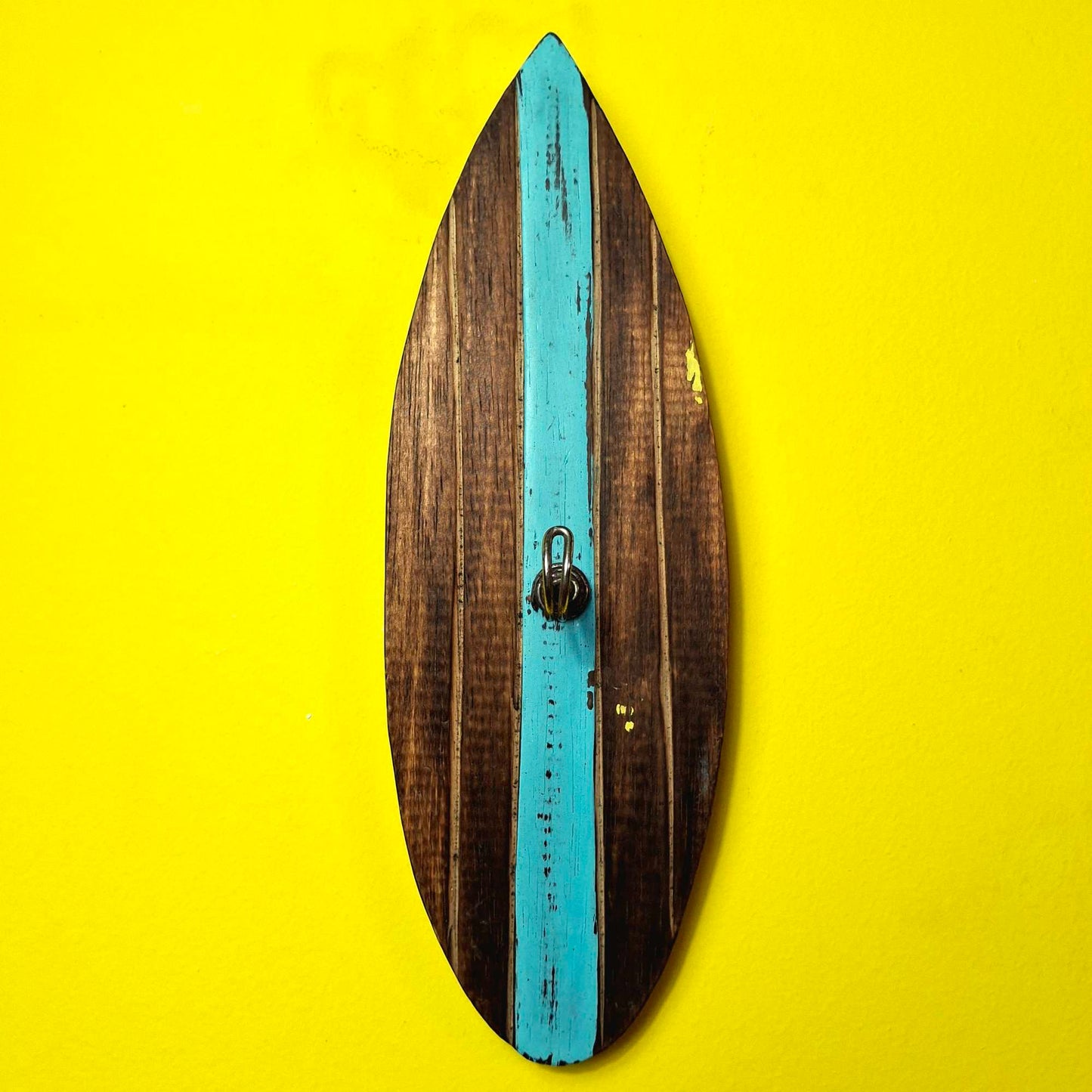 Appendiabiti singolo in legno stile surfista
