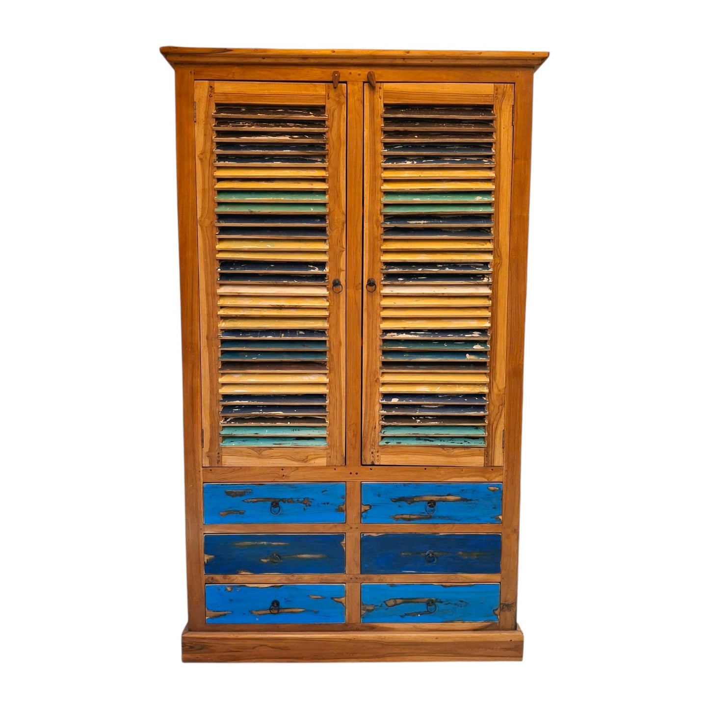 Armadio etnico legno teak guardaroba