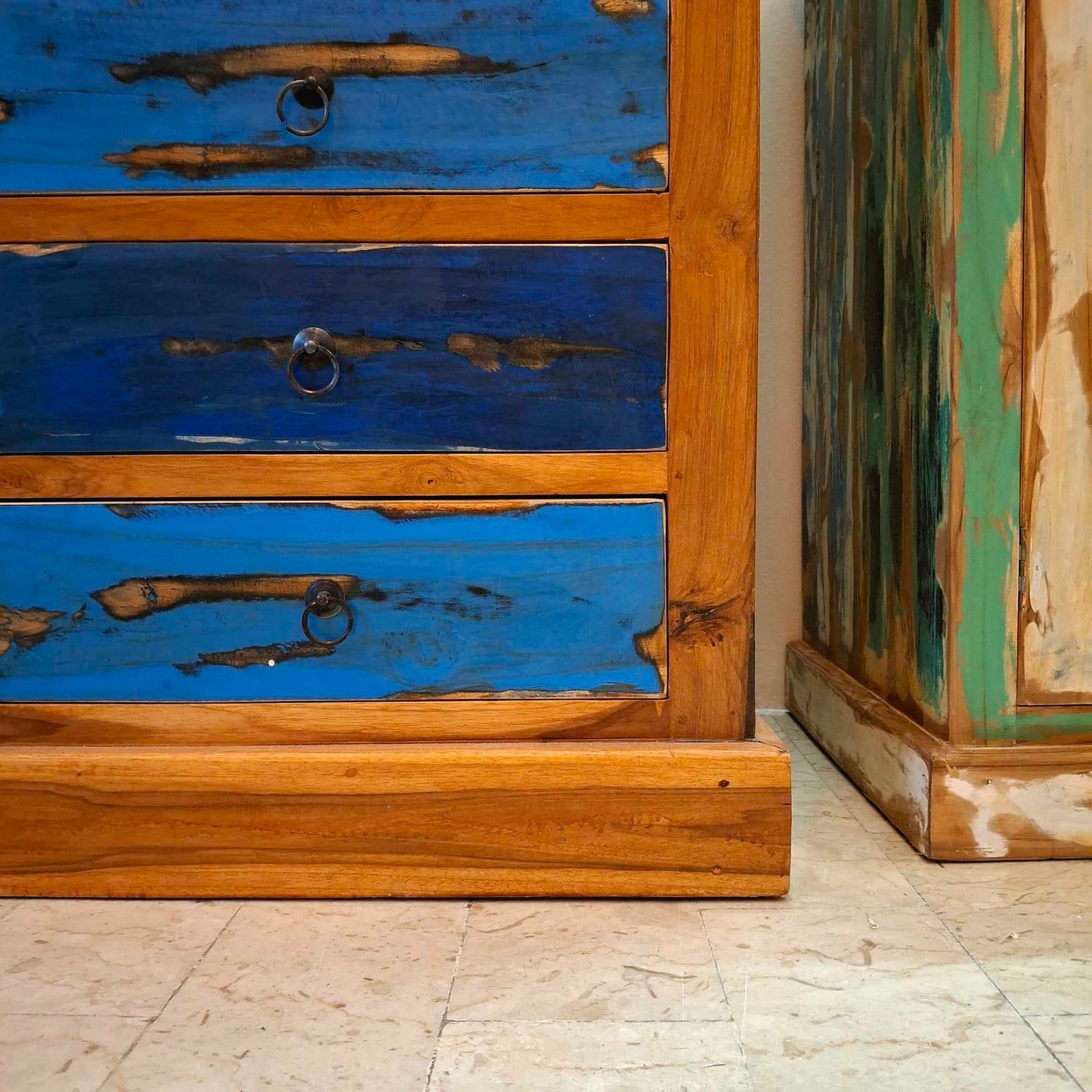 Armadio etnico legno teak guardaroba