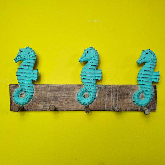 Attaccapanni etnico cavalluccio marino appendiabiti