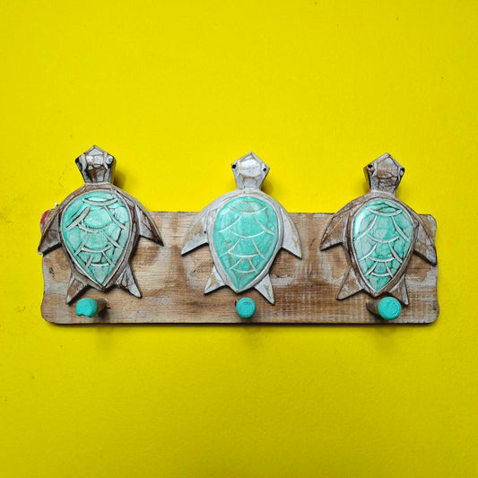 Attaccapanni stile marino tartarughe appendiabiti