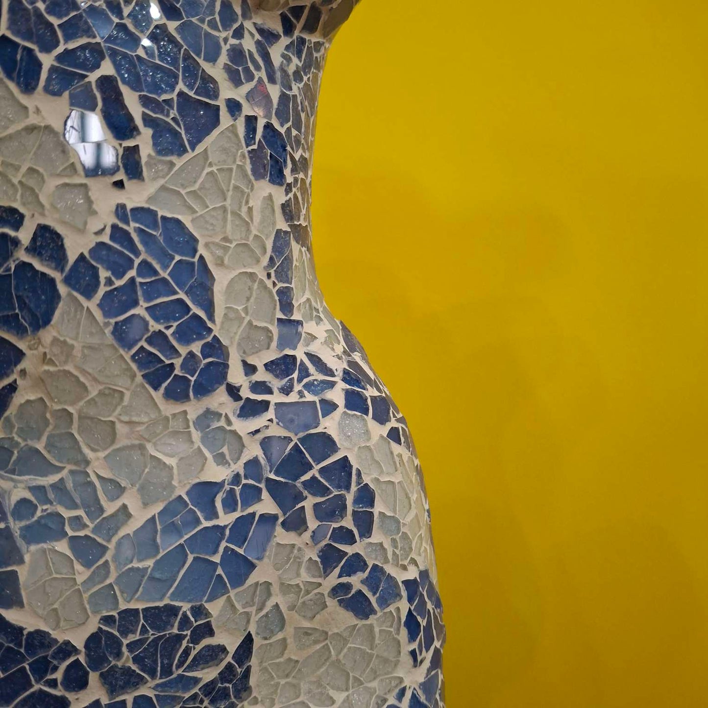 Busto di venere lampada tavolo abatjour in vetro bianca/blu - ETNICBAY