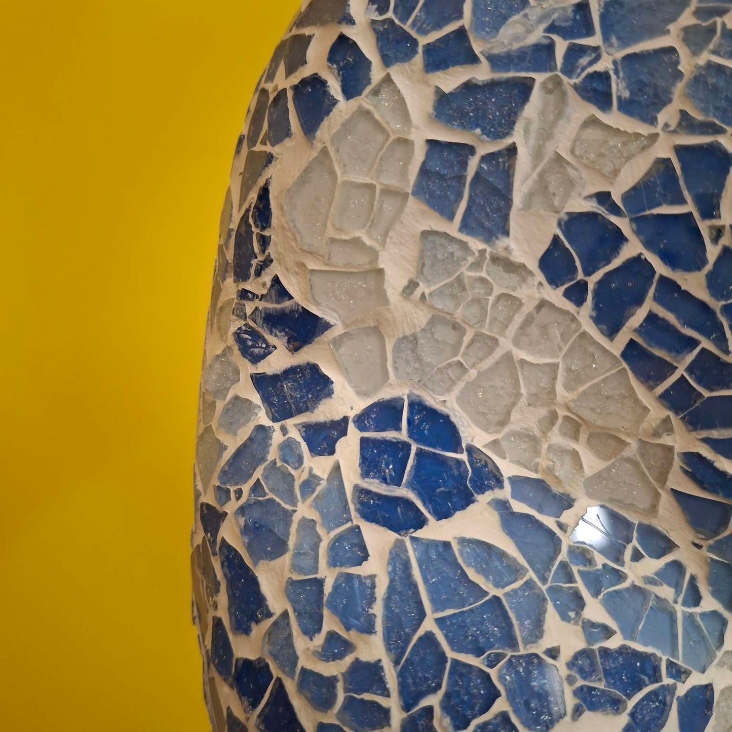 Busto di venere lampada tavolo abatjour in vetro bianca/blu - ETNICBAY