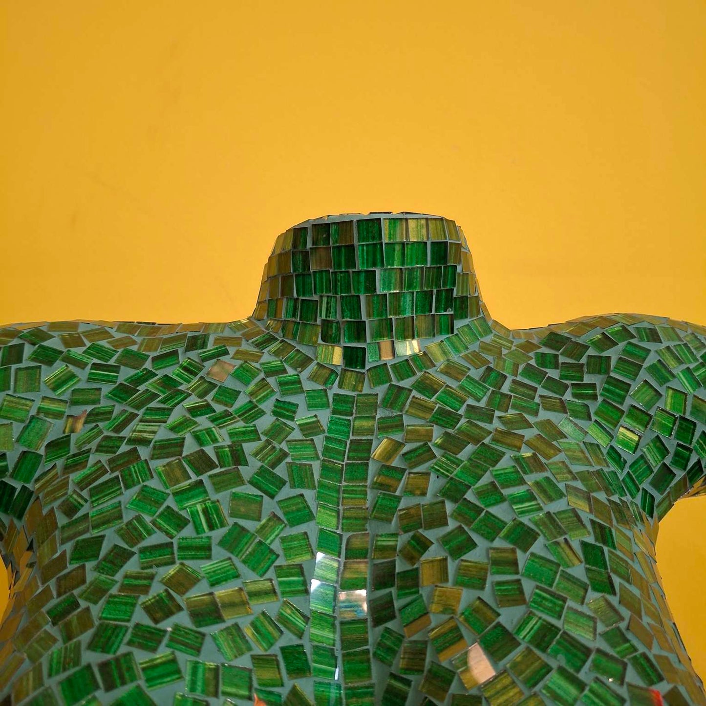 Busto di venere lampada tavolo abatjour in vetro verde - ETNICBAY