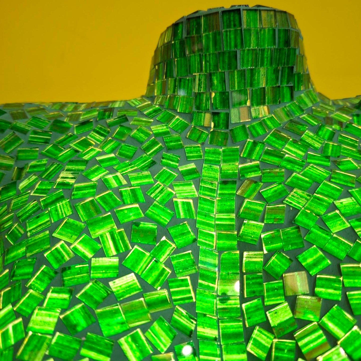 Busto di venere lampada tavolo abatjour in vetro verde - ETNICBAY