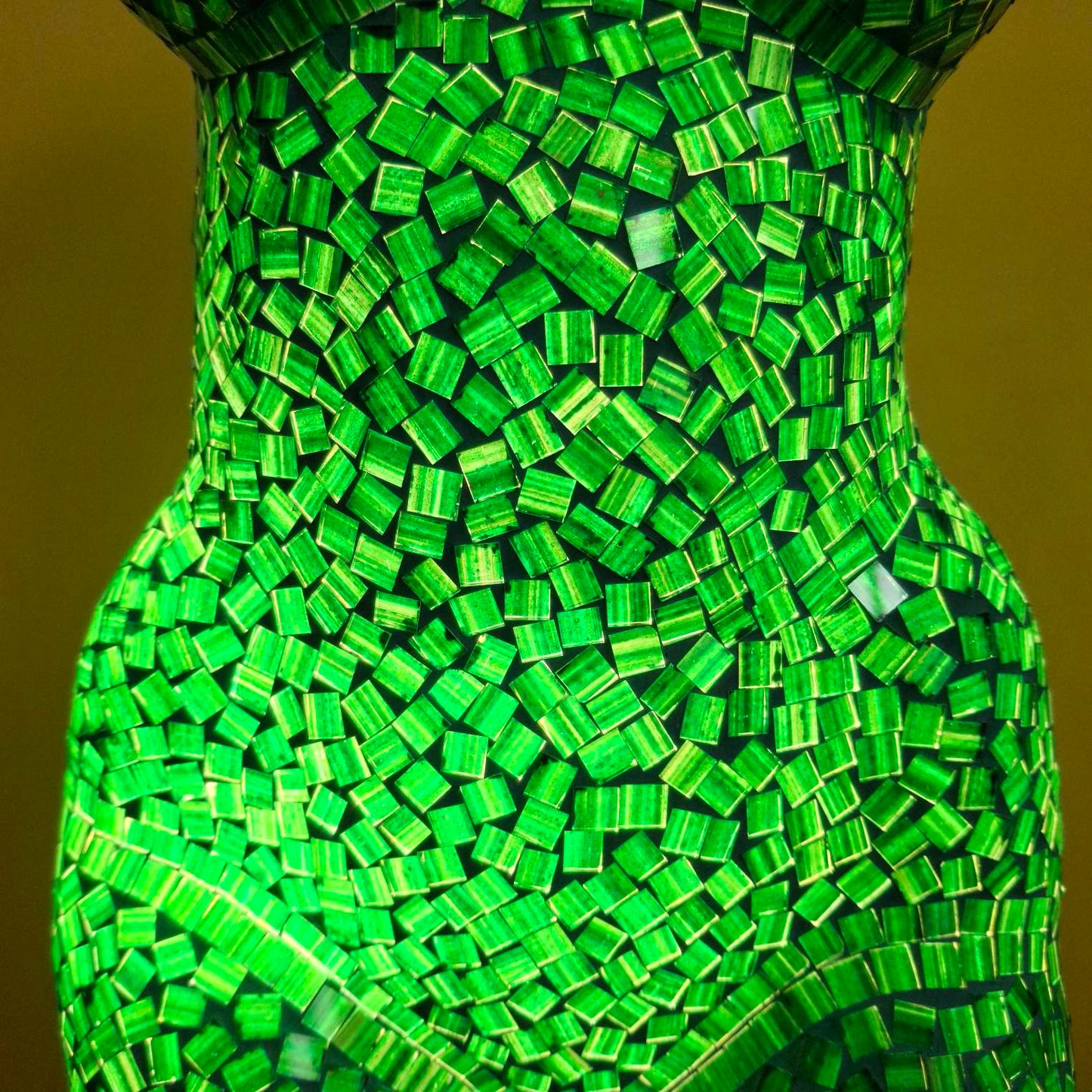 Busto di venere lampada tavolo abatjour in vetro verde - ETNICBAY