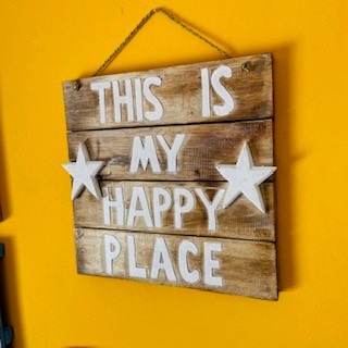 Table Déco My Happy Place Étoiles Relief