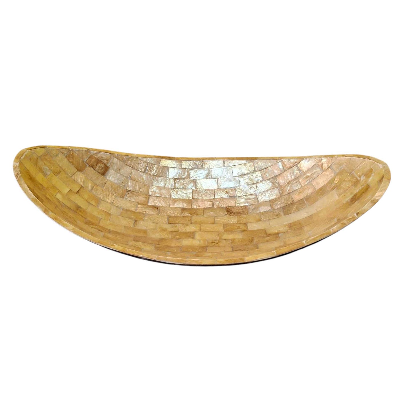 Decorative gold mother of pearl table centerpiece
