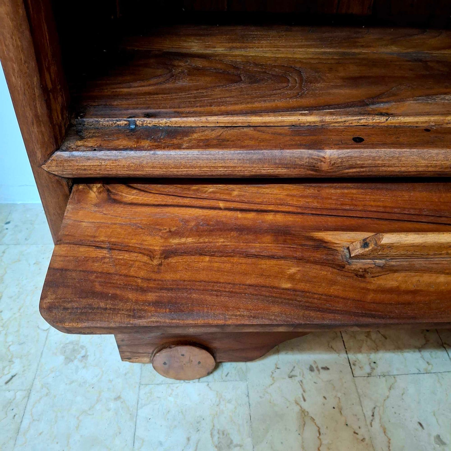 Credenza vetrinetta vintage anni 60 70 legno teak