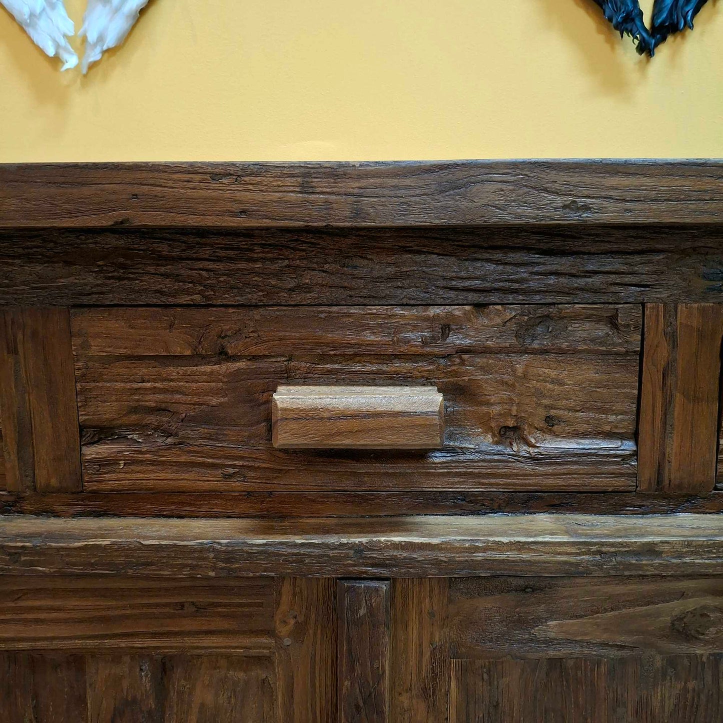 Credenza etnica linea Flintstones porta tv rustico