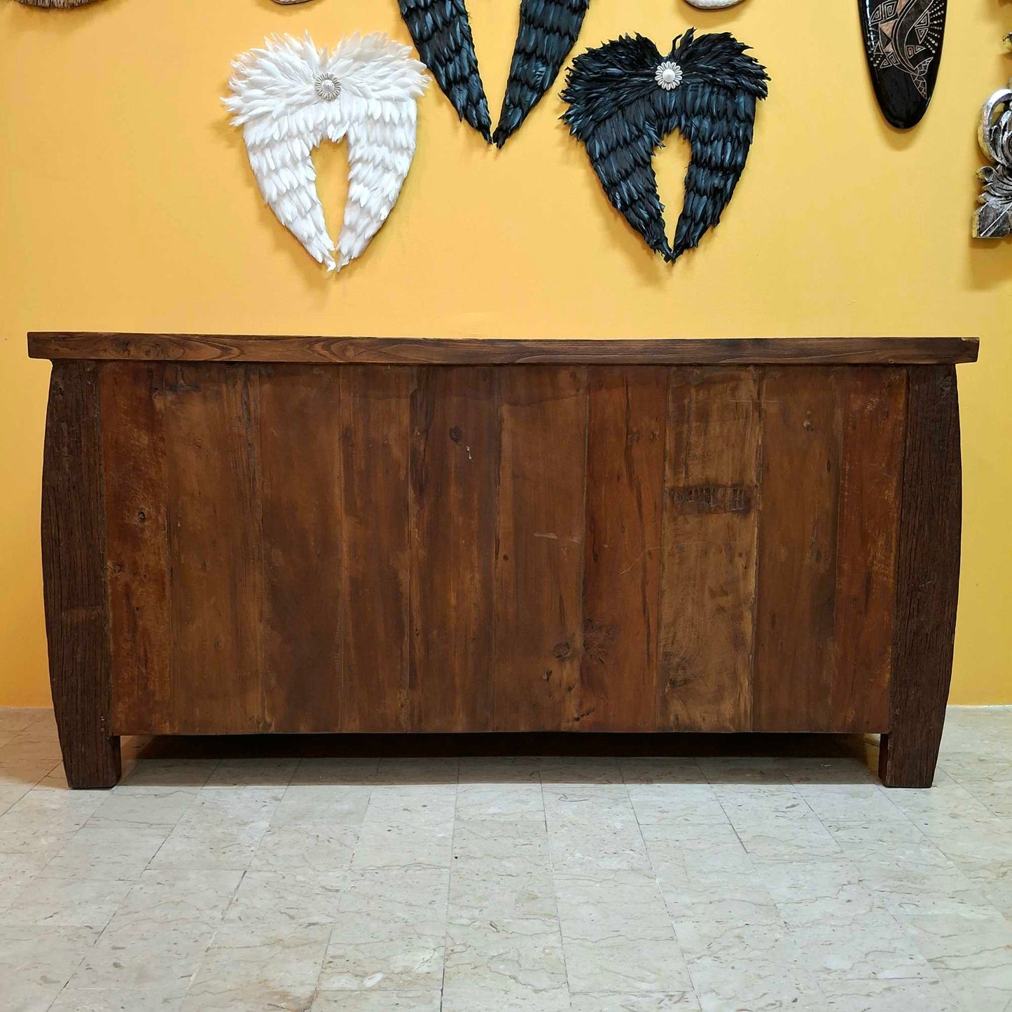 Credenza etnica linea Flintstones porta tv rustico