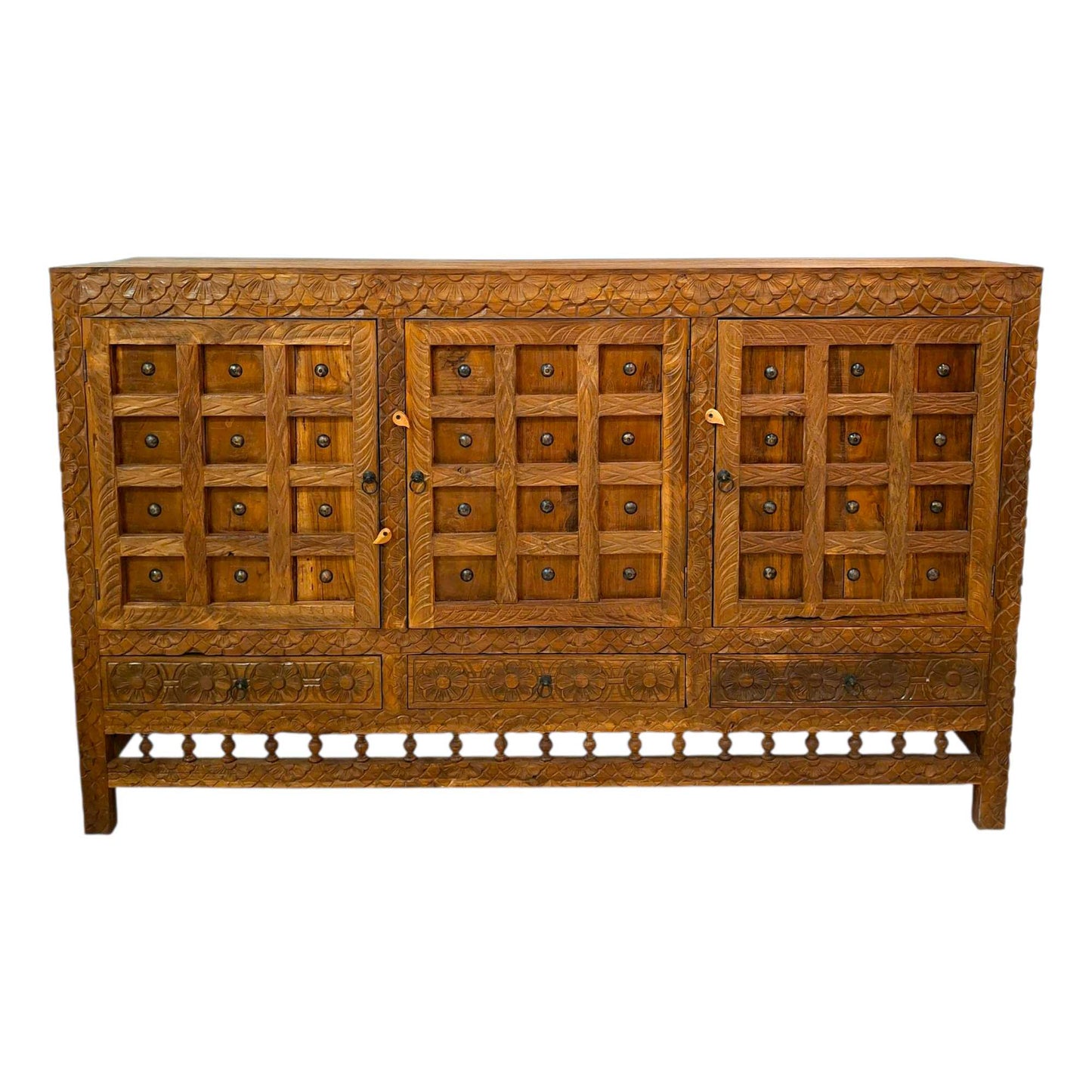 Credenza etnica mobile vintage buffet in teak