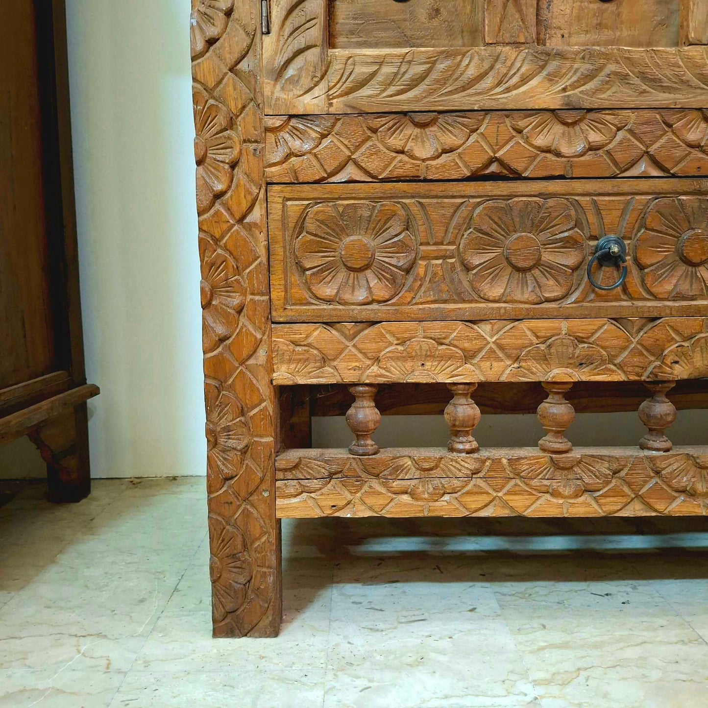 Credenza etnica mobile vintage buffet in teak