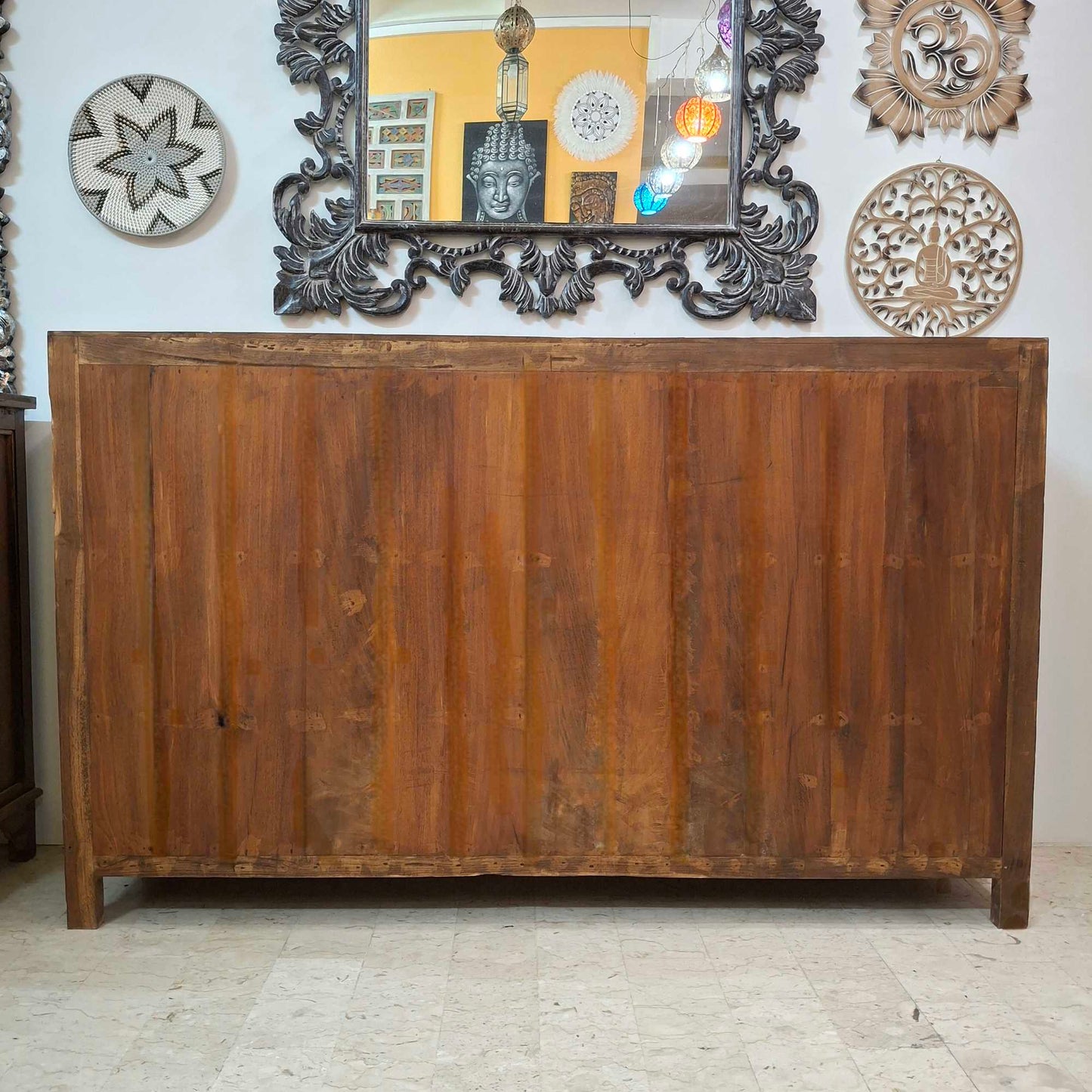 Credenza etnica mobile vintage buffet in teak