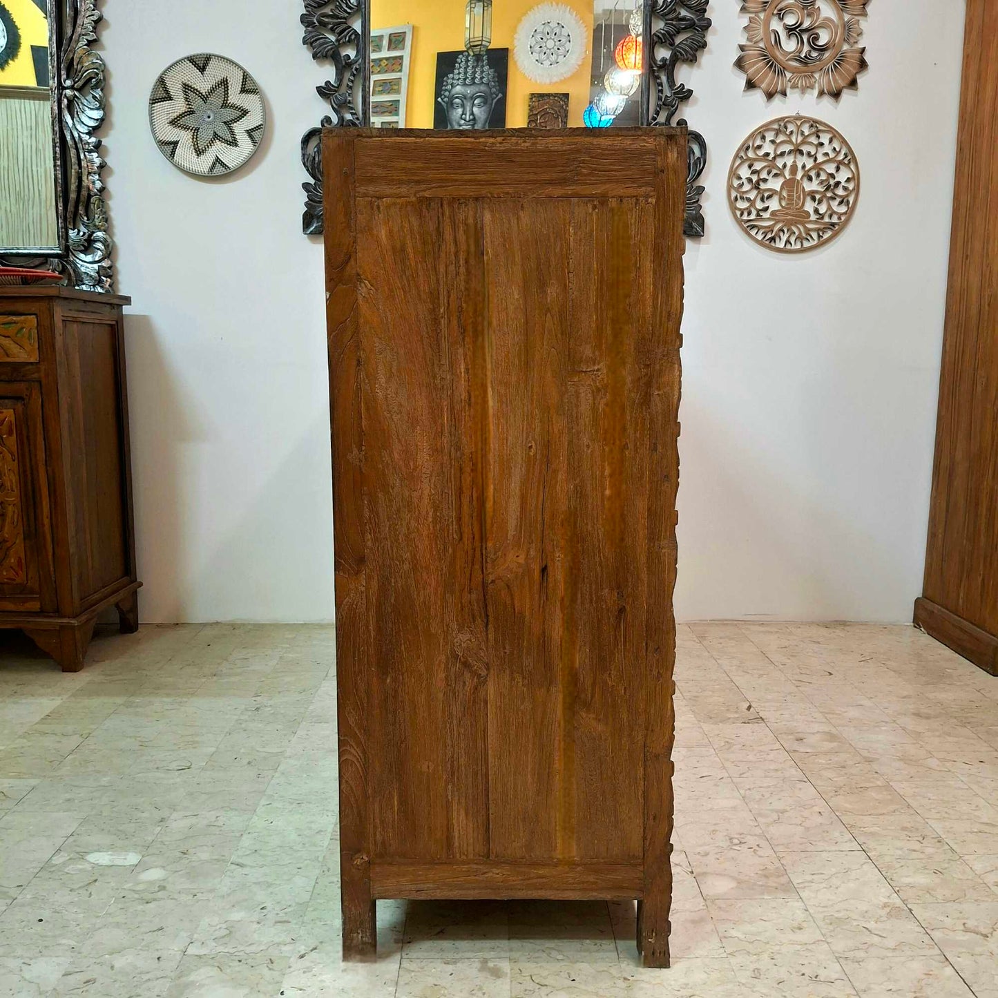 Credenza etnica mobile vintage buffet in teak
