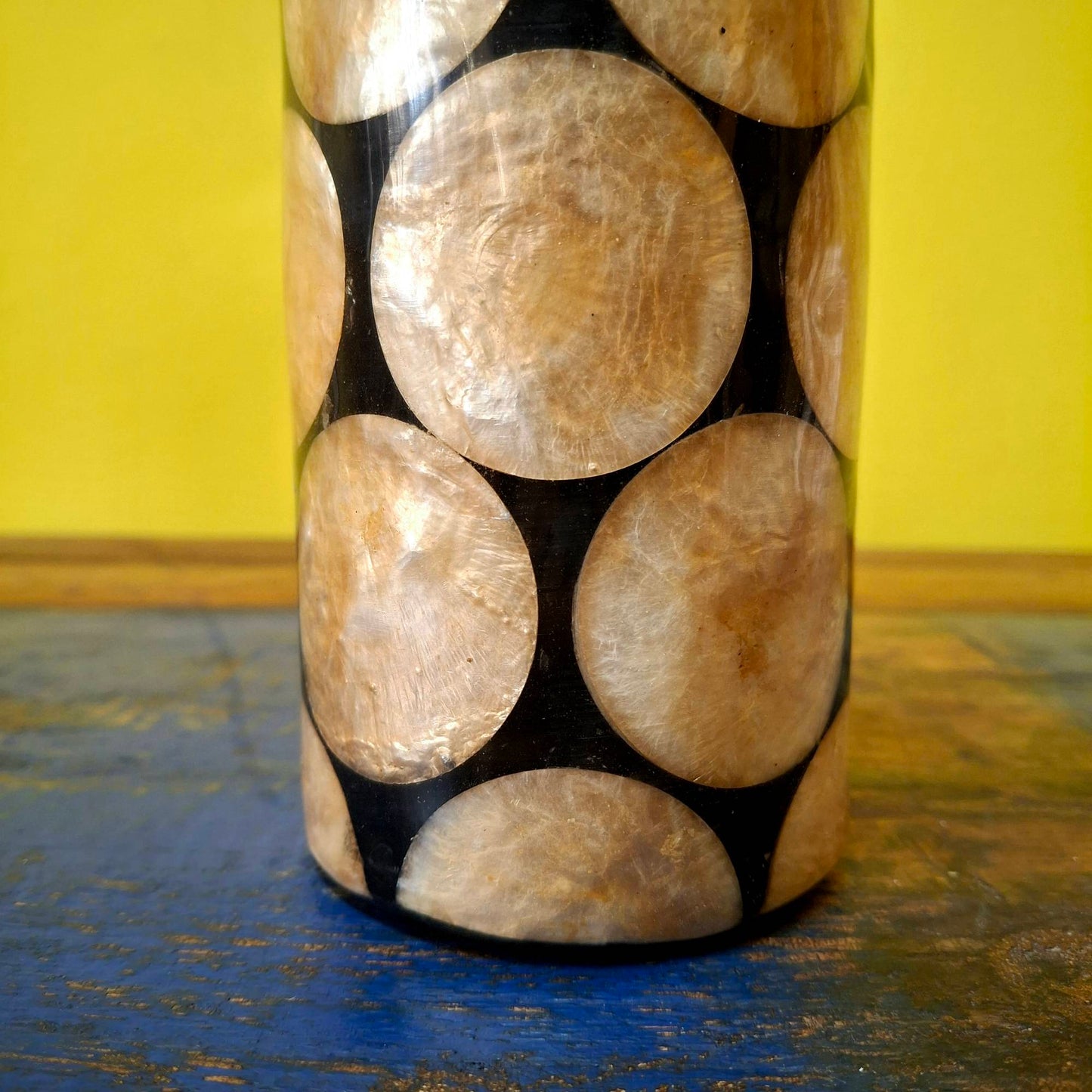 Mother of pearl liquid soap dispenser