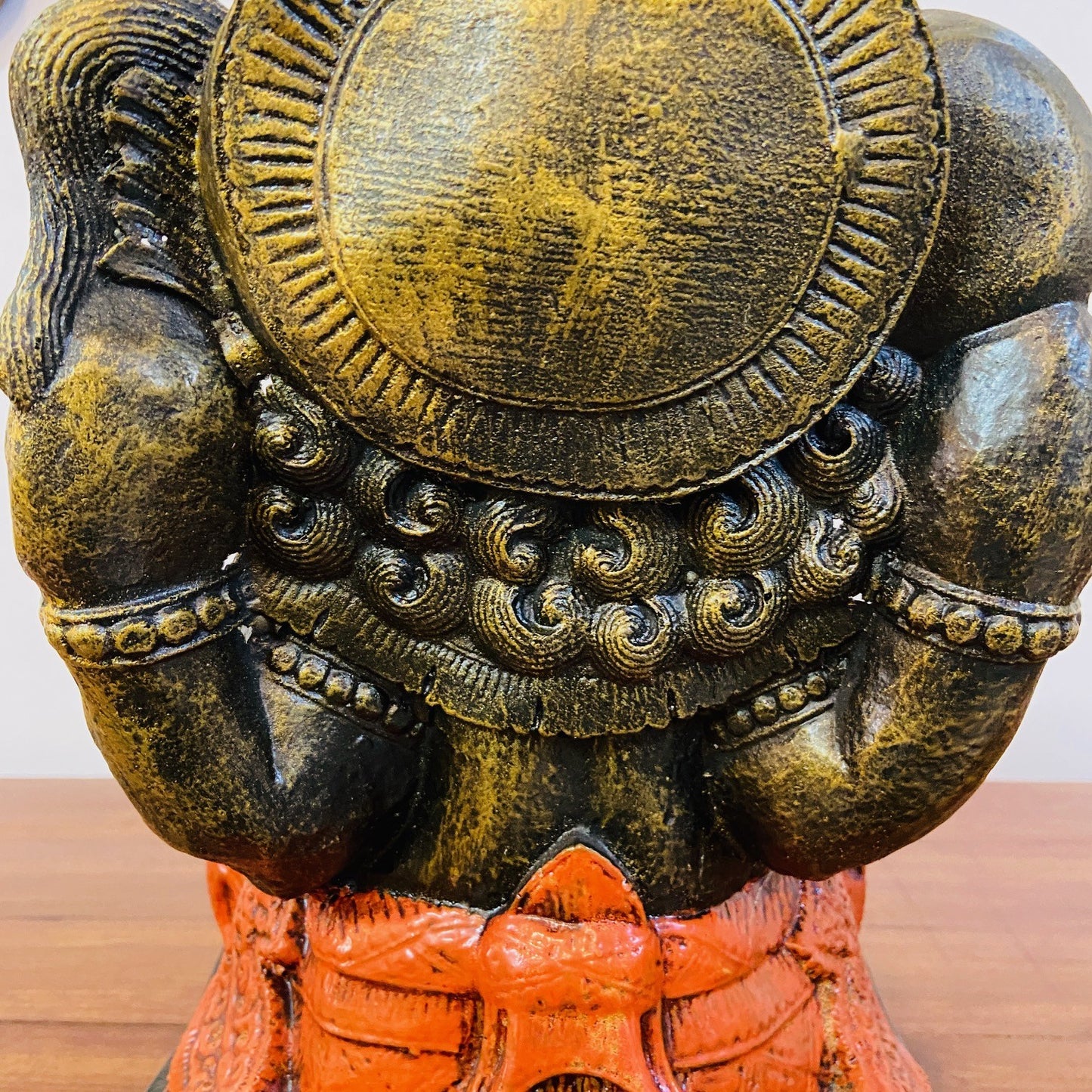Statue d'éléphant Ganesh, divinité hindoue de style ethnique