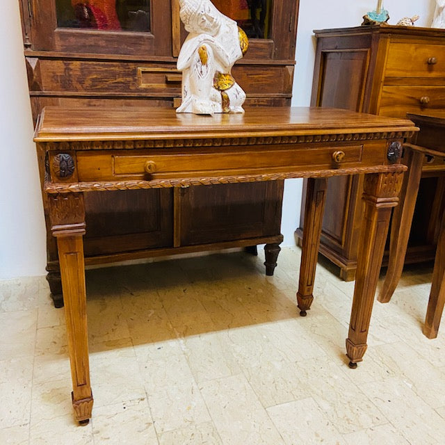 Chaise d'étude Bureau Bois Teck Meubles ethniques