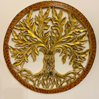 Albero Della Vita Pannello Etnico Deco Parete