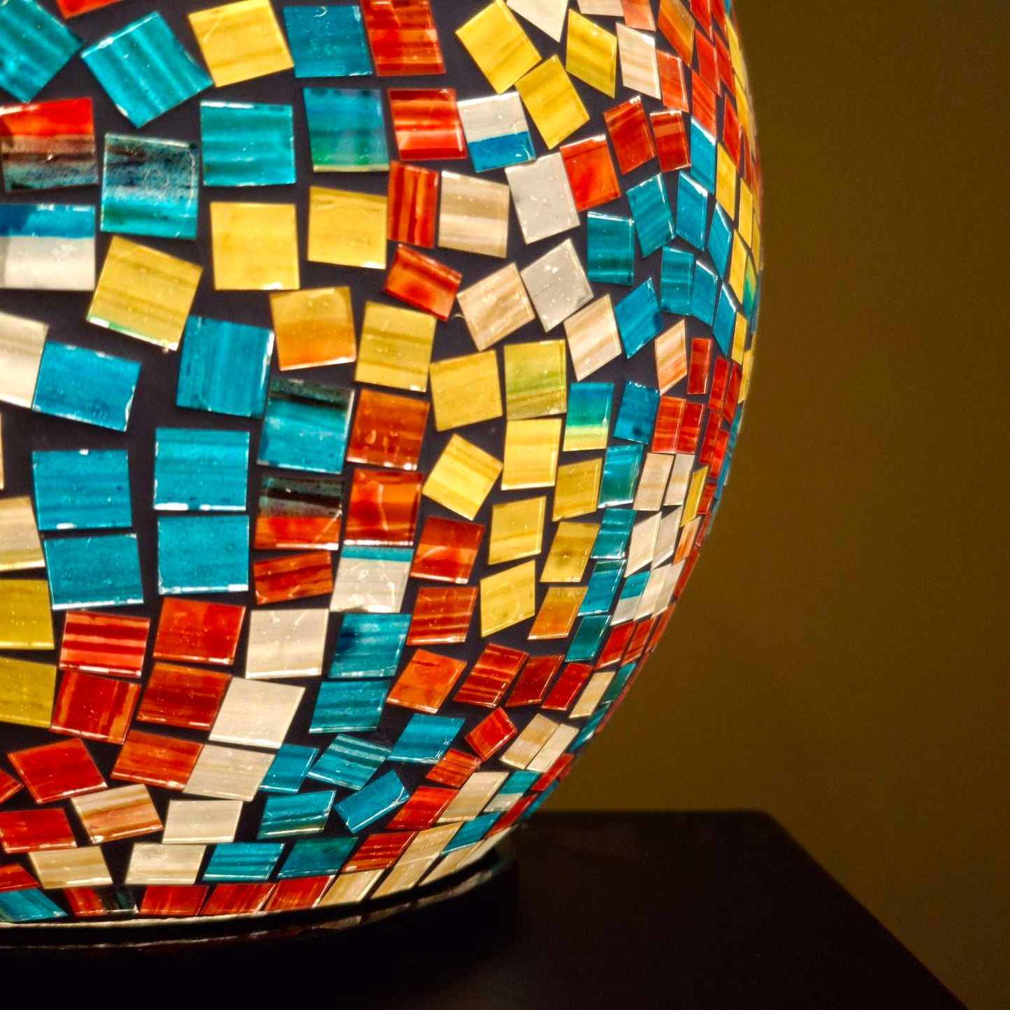 Lampada etnica multicolore da tavolo luce ambient - ETNICBAY