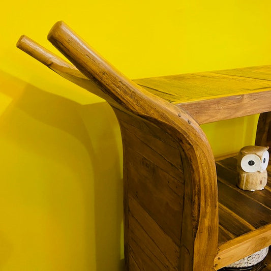 Mobile Etnico Credenza in Teak libreria wabi sabi