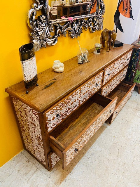 Commode buffet meuble ethnique meuble TV