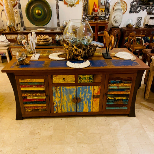 Meubles ethniques buffet meuble TV en teck buffet armoire