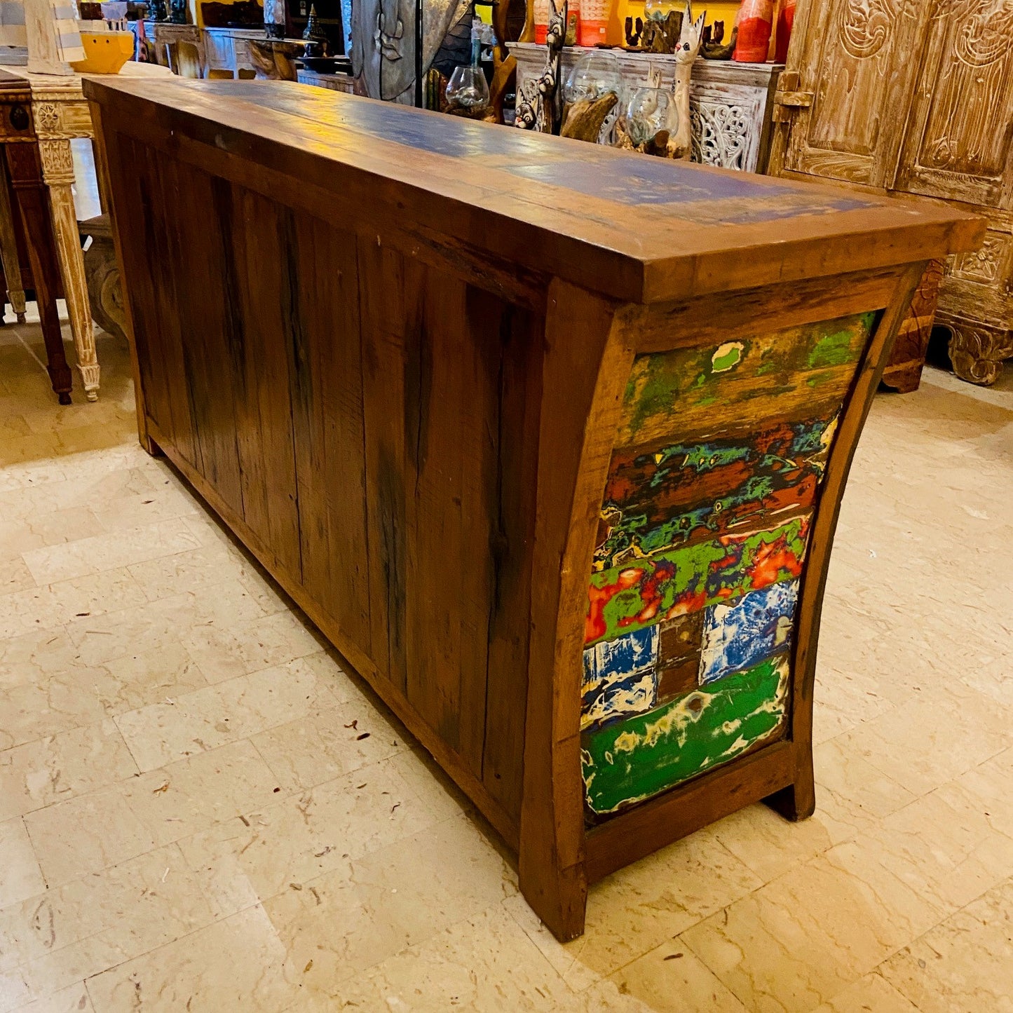 Meubles ethniques buffet meuble TV en teck buffet armoire