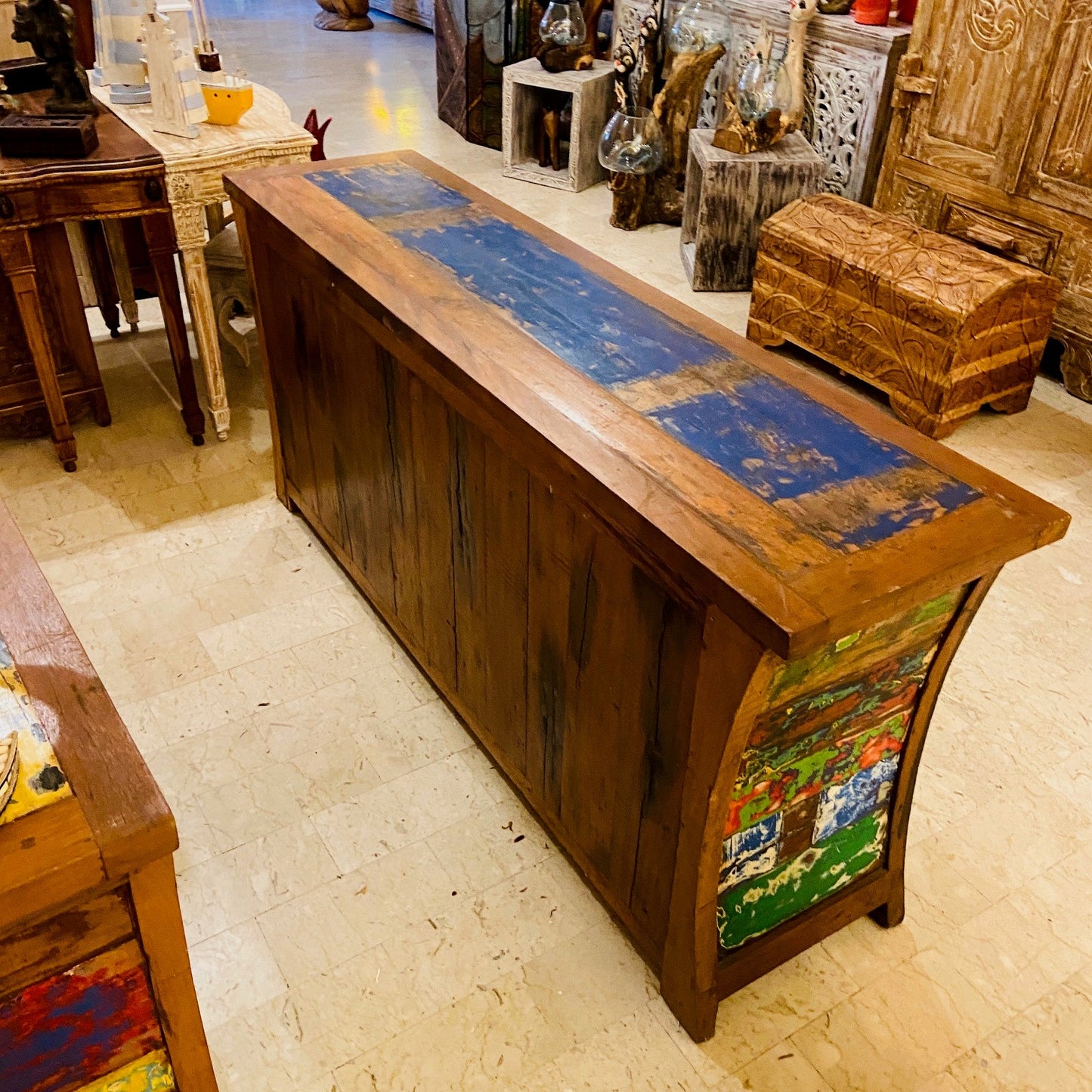 Meubles ethniques buffet meuble TV en teck buffet armoire