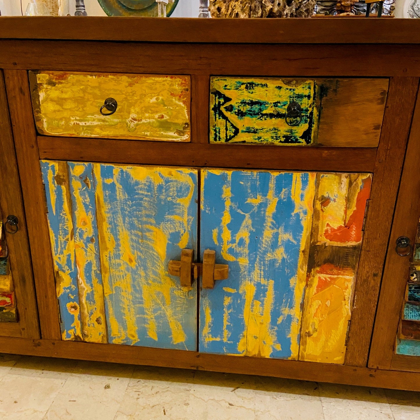 Meubles ethniques buffet meuble TV en teck buffet armoire