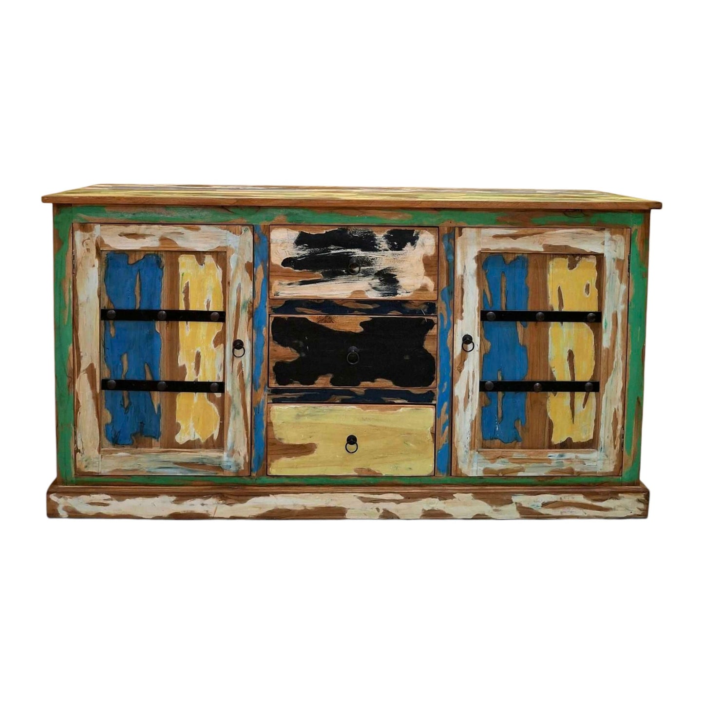 Mobile credenza etnica in legno teak