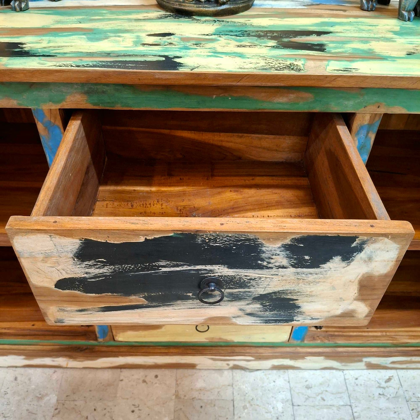 Mobile credenza etnica in legno teak