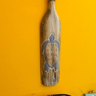 Decorative turtle paddle ethnic decor