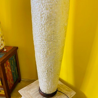 Lampada etnica piantana madre perla lampada chic