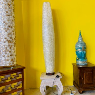 Ethnic lamp floor lamp mother of pearl chic lamp