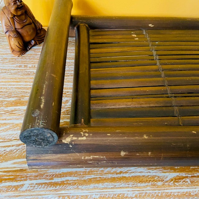 Bamboo tray for food, tea, coffee, table centrepiece