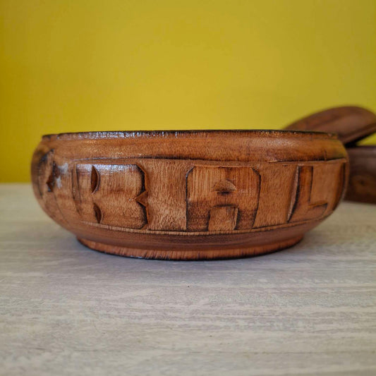 Bali Ashtray in Teak Wood