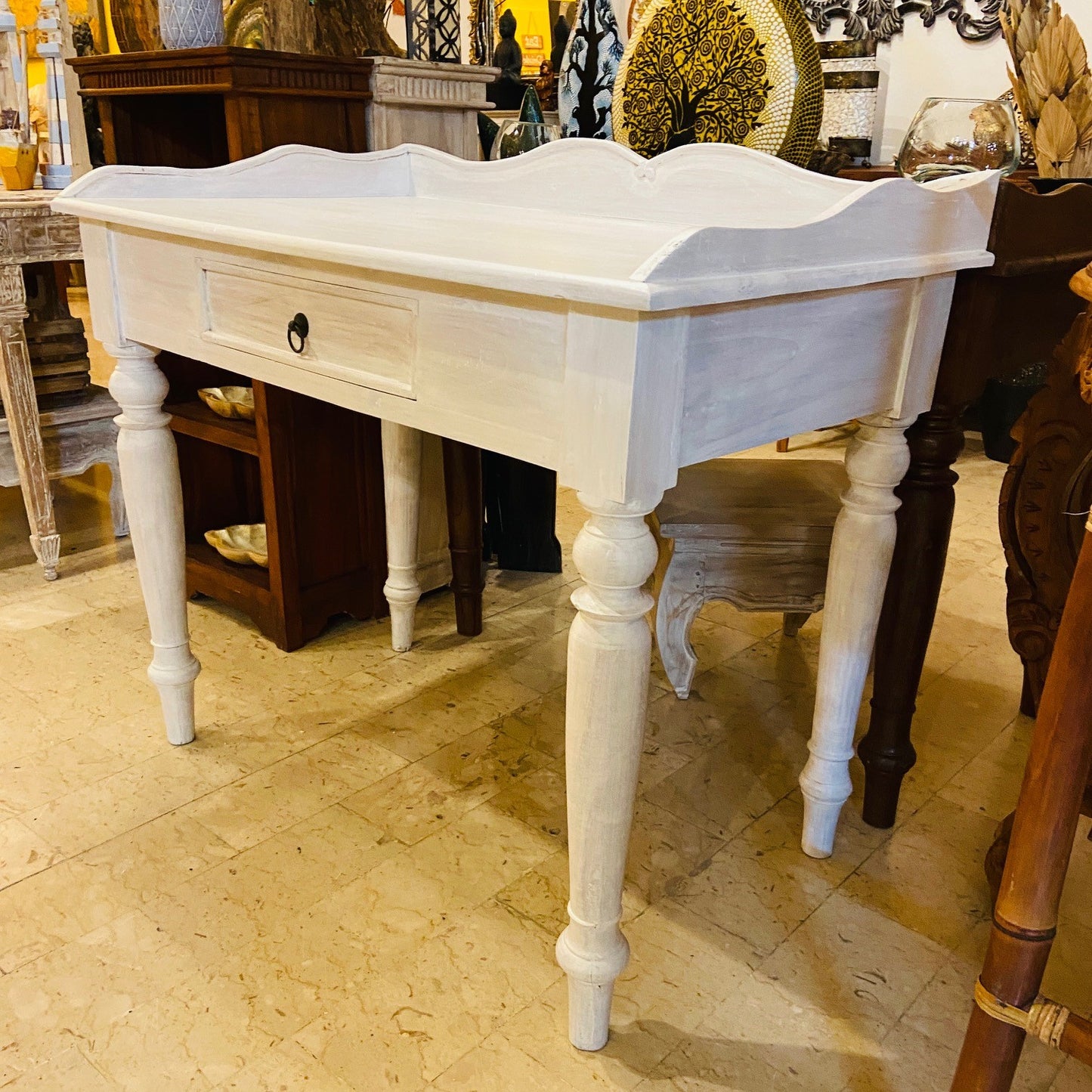 Bureau ethnique Arte Povera Bureau vintage