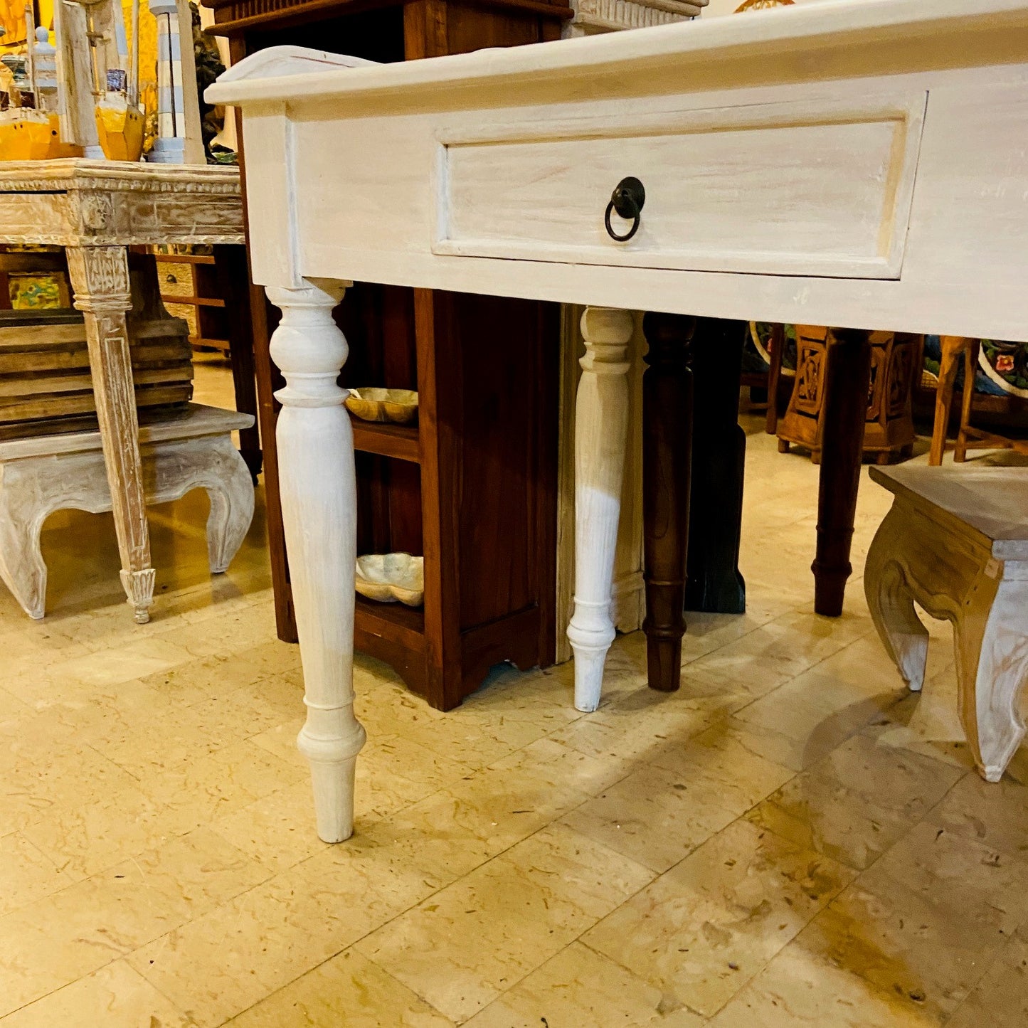 Bureau ethnique Arte Povera Bureau vintage