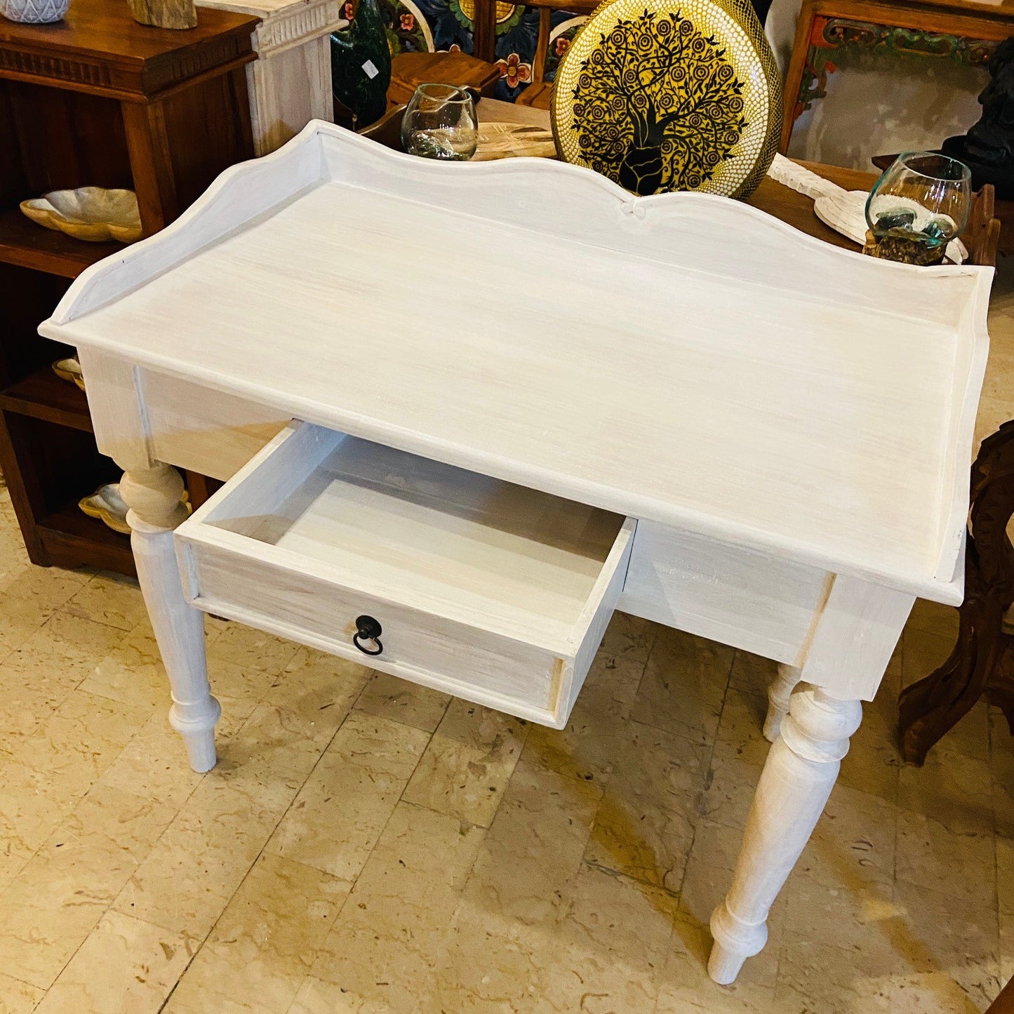 Bureau ethnique Arte Povera Bureau vintage